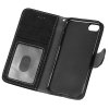 iPhone 7/8/SE Wallet Case Vintage PU-skinn Svart