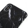 iPhone X/Xs Deksel TPU Motiv Marmor Svart