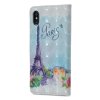 iPhone X/Xs PlånboksEtui Kortlomme Motiv Paris Eiffeltornet
