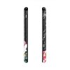 iPhone X/Xs Deksel Black Marble Floral