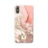 iPhone X/Xs Deksel Pink Marble Gold