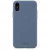 iPhone X/Xs Deksel Silikon Pacific Blue