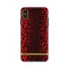 iPhone Xs Max Deksel Red Leopard