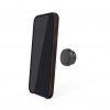 Magnetic Leather Case för iPhone 12/12 Pro Brun