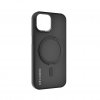 iPhone 15 Deksel Recycled Plastic Transparant Loop Stand Back Cover Svart