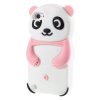 iPod Touch 2019 Deksel Silikon 3D Panda HHvit Rosa