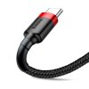 Kabel Cafule Cable USB-A/USB-C 3m Rød Svart