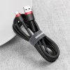 Kabel Cafule Cable USB-A/USB-C 3m Rød Svart
