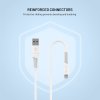 Kabel Liquid Silicone USB-A/Lightning 1.2m Hvit