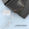 Kabel Liquid Silicone USB-C/Lightning 1.2m Hvit