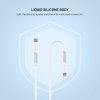 Kabel Liquid Silicone USB-C/Lightning 1.2m Hvit