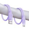 Kabel Lithe Series USB-A/USB-C 1.2 m Lila