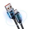 Kabel U78 Display USB-A/USB-C 1.2 m Svart
