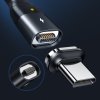 Kabel USB-C/USB-C 1.2m Magnetisk Svart