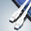 Kabel USB-C PD 60W 1m Hvit