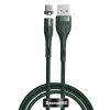 Kabel Zinc Magnetic Micro-USB 1 m Grønn