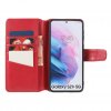 Samsung Galaxy S21 Plus Etui Essential Leather Poppy Red
