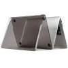 Macbook Air 13 M1 (A2337) Deksel Slim Case Transparent Svart