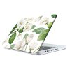MacBook Pro 13 Touch Bar (A1706 A1708 A1989 A2159) Deksel HardPlast HHvita Blommor