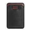 MagSafe Kortholder Magnetic Leather Wallet Svart
