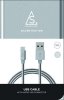 Micro-USB Kabel 1m Metallic Sølv