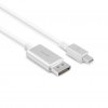 Mini DisplayPort til DisplayPort kabel 1.5 m Hvit