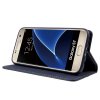 MobilEtui till Samsung Galaxy S7 PU-skinn Kortlomme Mörkblå