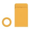 Mobilholder MagSafe Plain Leather + Magnetic Ring Oransje