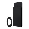 Mobilholder MagSafe Skin Touch + Magnetic Ring Svart