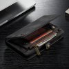 Mobilplånbok till Huawei P20 Pro Delskinn TPU Löstagbart Deksel Svart