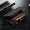 Mobilplånbok till Huawei P20 Delskinn TPU Löstagbart Deksel Svart