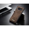 Mobilplånbok till Samsung Galaxy Note 8 Delskinn Bok Löstagbart Deksel Brun