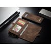 Mobilplånbok till Samsung Galaxy Note 8 Delskinn Bok Löstagbart Deksel Brun