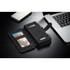 Mobilplånbok till Samsung Galaxy Note 8 Delskinn Flip Löstagbart Deksel Svart