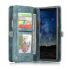 Mobilplånbok till Samsung Galaxy Note 9 Delskinn TPU Löstagbart Deksel Cyan