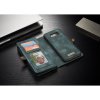 Mobilplånbok till Samsung Galaxy S8 Delskinn TPU Löstagbart Deksel Blå