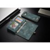 Mobilplånbok till Samsung Galaxy S8 Delskinn TPU Löstagbart Deksel Blå