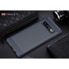 MobilDeksel till Samsung Galaxy S10 Børstet Karbonfibertekstur Mörkblå