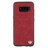 MobilDeksel till Samsung Galaxy S8 PU-skinn TPU Krokodil Rød