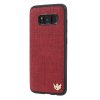 MobilDeksel till Samsung Galaxy S8 PU-skinn TPU Krokodil Rød