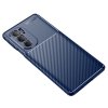 Motorola edge 30 pro Deksel Karbonfibertekstur Blå