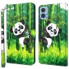 Motorola Moto e22i Etui Motiv Panda i Bambus tre