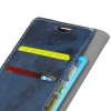 Motorola Moto G6 Play / E5 Plånboksetui Vintage PU-skinn Mörkblå