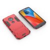 Motorola Moto E5 Deksel Armor TPU Hardplast Rød
