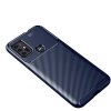 Motorola Moto G30 Deksel Karbonfibertekstur Blå