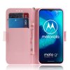 Motorola Moto G8 Power Lite Etui Motiv Hvitt Blomster