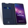 Motorola One Macro Etui Skin Pro Series Mörkblå