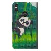 Motorola One Plånboksetui PU-skinn Motiv Panda på BambuTred