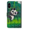 Motorola One Plånboksetui PU-skinn Motiv Panda på BambuTred