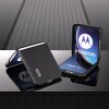 Motorola Razr 40 Ultra Deksel Ekte Skinn Svart